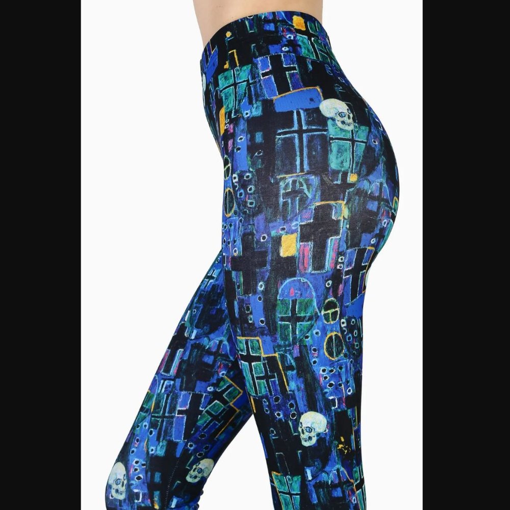 Blackmilk Klimt Death HW Toasties Leggings